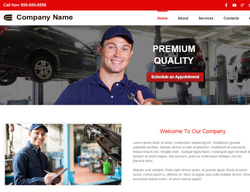 Auto Repair Shop Website For Sale