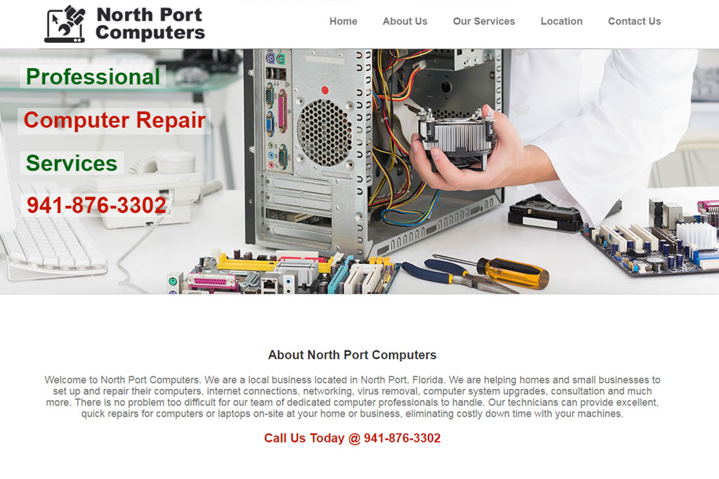 Web Design for North Port Computers